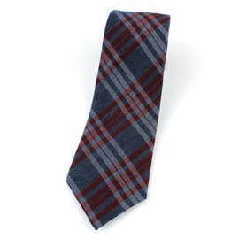 [MAESIO] KSK2554 Wool Silk Plaid Necktie 8cm _ Men's Ties Formal Business, Ties for Men, Prom Wedding Party, All Made in Korea